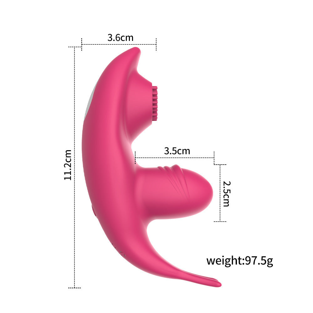 Invisible Wear Female APP Tongue Licking Brush Vibration