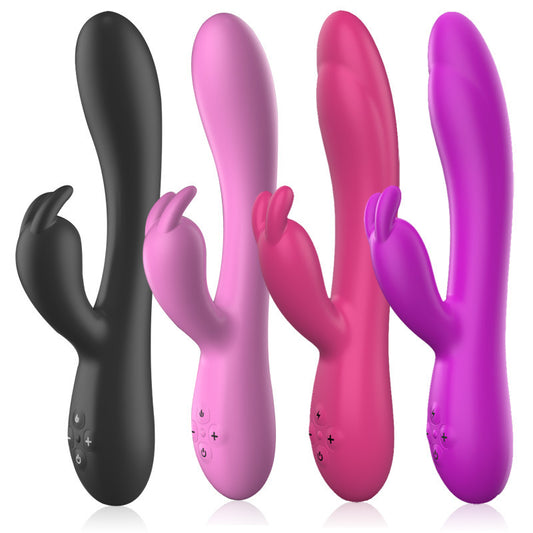 Double Head Vibrating Rabbit Warming Stick Female